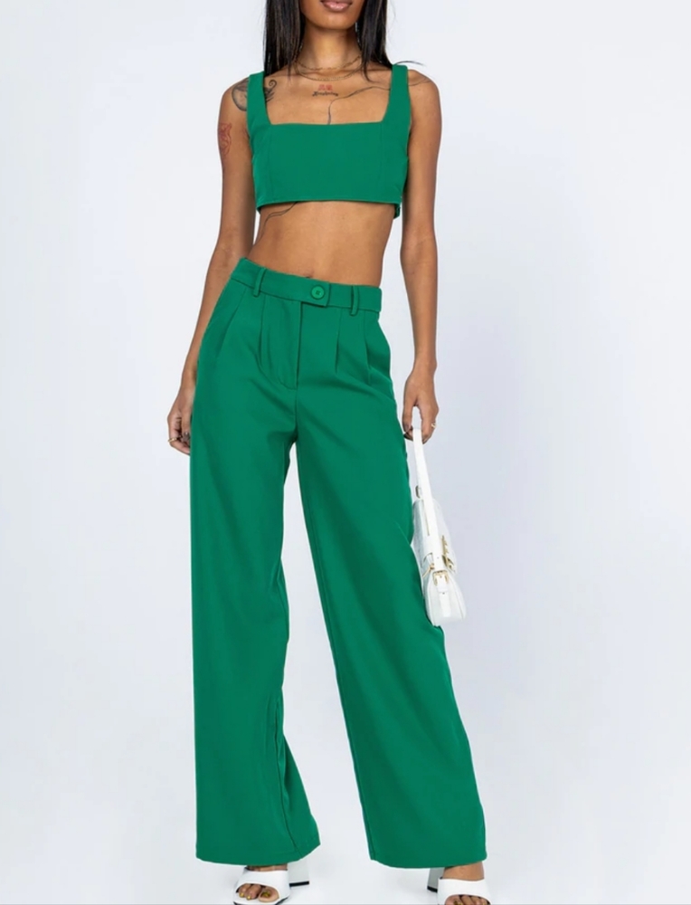 Princess Polly Huxley Set Green